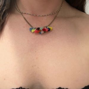 Zara rainbow necklace set